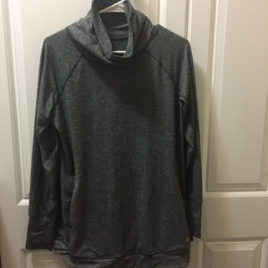 Maternity GapFit Breathe Cowl-Neck Sweatshirt Sz M